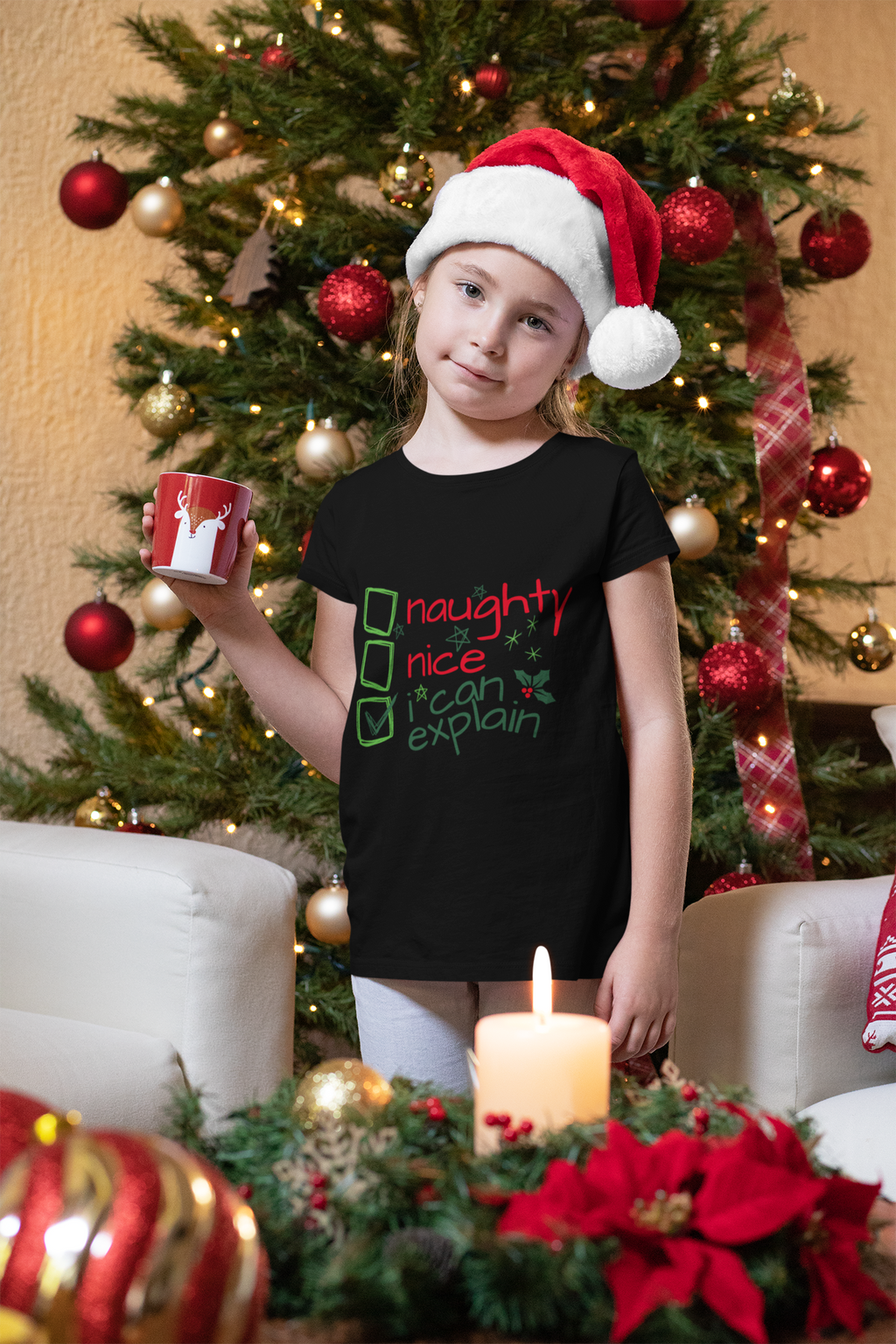 Xmas "I Can Explain' Toddler & Youths T-Shirts and Sweatshirts