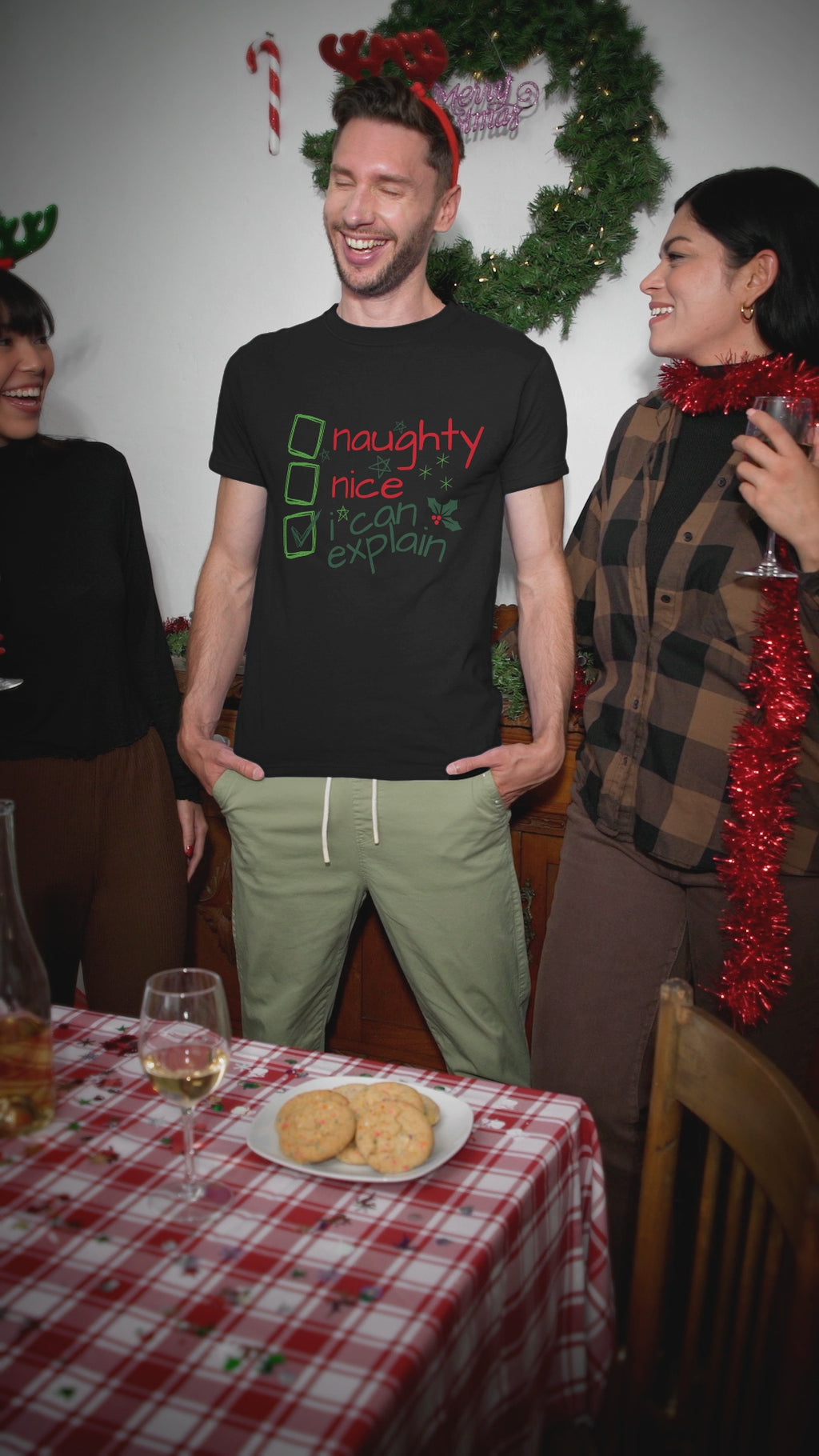 Xmas "I Can Explain' Unisex Adults T-Shirts and Sweatshirts