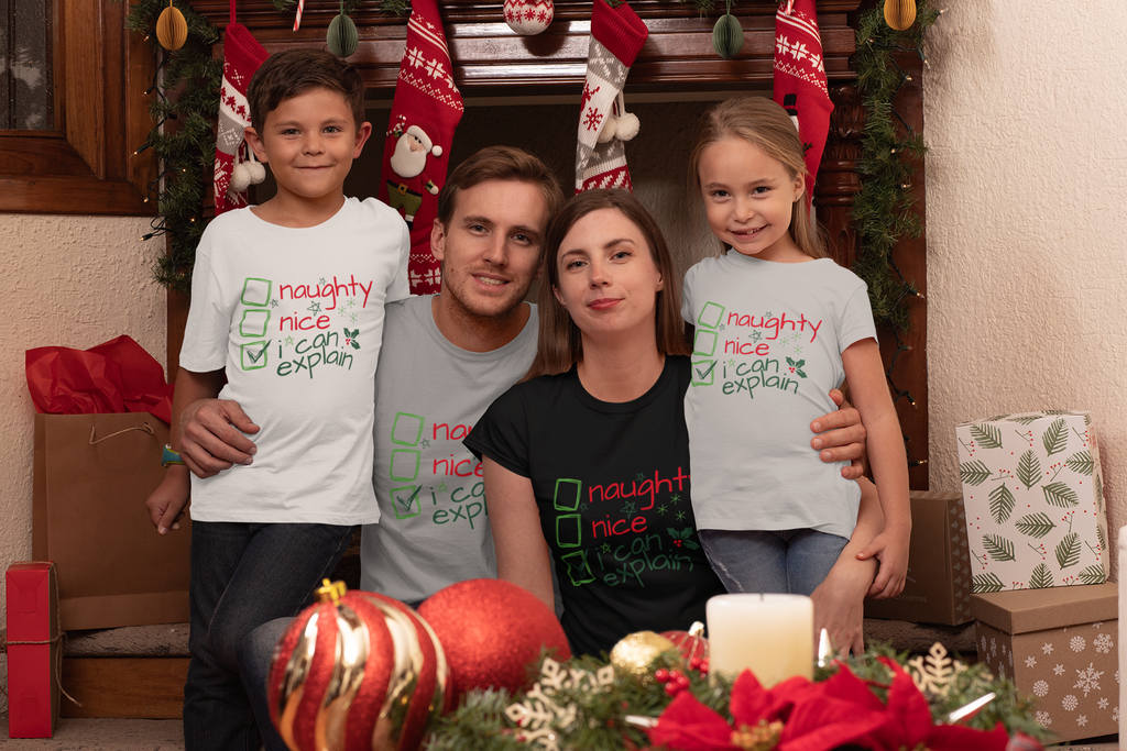 Xmas "I Can Explain' Unisex Adults T-Shirts and Sweatshirts